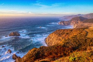 A view of the Northern California coast.